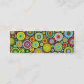 ダークグレーファンキーな点 スキニー名刺 (裏面)