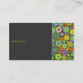 ダークグレーファンキーな点 名刺 (裏面)