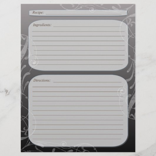 ダークグレーフェードクラッシー渦レシピページ (正面)