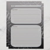 ダークグレーフェードクラッシー渦レシピページ (正面/裏面)