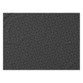 ダークグレーブラックリバティフローラルパタエレガントーン テーブルクロス (正面(横))