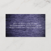 ダークグレーレザー 名刺 (裏面)