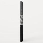 ダークグレー幾何金属デザイン Case-Mate iPhoneケース (裏面/左)