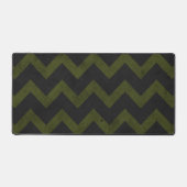 ダークグレー軍グリーンヴィンテージシブロン デスクマット (正面)