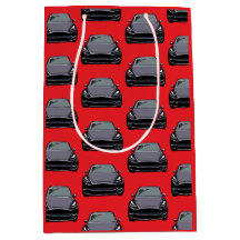 ダークグレー電気自動車SUVカーレッド