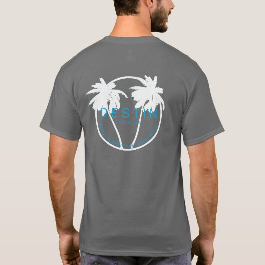 ダークグレー2023ファミリーバケーションTシャツ Tシャツ (裏面)