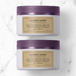 ダークグレ縁どーと線の材料リストKraft ラベル