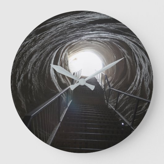 ダークケーブトンネル ラージ壁時計 (正面)