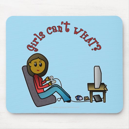 ダークゲーマーガール マウスパッド (正面)