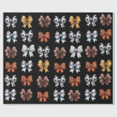 ダークコケットのスポーツボウ ラッピングペーパー (フラット)