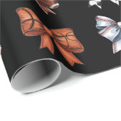 ダークコケットのスポーツボウ ラッピングペーパー (ロールコーナー)