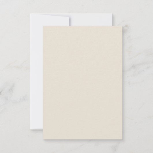 ダークコケット黒弓ありがとうベビーシャワーカード (裏面)