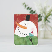 ダークココアの青いクリスマスマグ シーズンポストカード (スタンド正面)