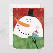 ダークココアの青いクリスマスマグ シーズンポストカード (正面/裏面)