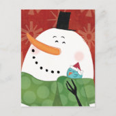 ダークココアの青いクリスマスマグ シーズンポストカード (正面)