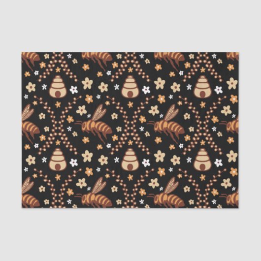 ダークコテージコアビーズビーハイブボタニカル 薄葉紙 (正面)