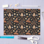 ダークコテージコアビーズビーハイブボタニカル 薄葉紙 (クラフト)