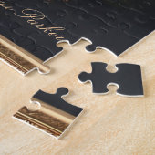 ダークコテージコアフローラバニーマッシュルームブーケ ジグソーパズル (側面)