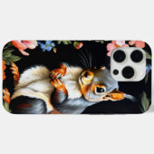 ダークコテージコア リスと花柄フォンケース Case-Mate iPhoneケース (裏面 (横))