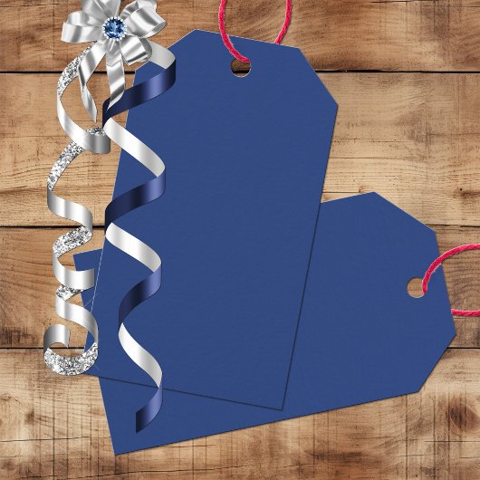 ダークコバルトブルーギフトラベル ギフトタグ