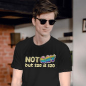 ダークコメディキャッシュTee - Sardonic Rainbow Statement Tシャツ