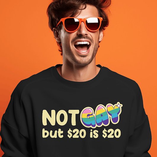 ダークコメディキャッシュTee - Sardonic Rainbow Statement Tシャツ