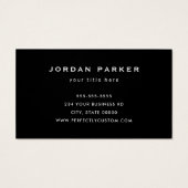 ダークコンカスタムクリートのロゴ名刺 (裏面)