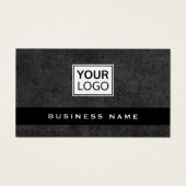 ダークコンカスタムクリートのロゴ名刺 (正面)