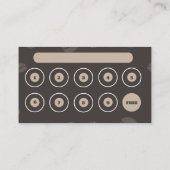 ダークコーヒーショップロイヤリティカード ロイヤリティカード (裏面)