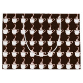 ダークコーヒー抱き枕 ラージペーパーバッグ (正面)