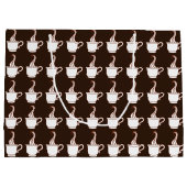 ダークコーヒー抱き枕 ラージペーパーバッグ (裏面)