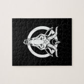 ダークゴアバフメット、サタニック ルシファー ベエルゼブブ ギフト ジグソーパズル (横)