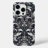 ダークゴシッはっきりしたク装飾花柄 Case-Mate iPhoneケース (裏面)