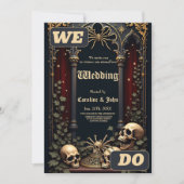 ダークゴシックのエレガンス。素晴らし頭 招待状 (正面)