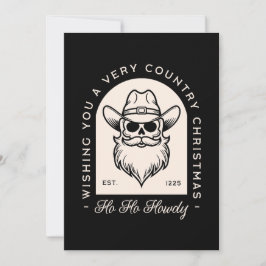 ダークゴシックのサンタ地方クリスマスの美学 シーズンカード