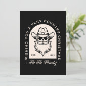 ダークゴシックのサンタ地方クリスマスの美学 シーズンカード (スタンド正面)