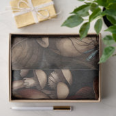 ダークゴシックのハロウィーンスカル組織の分離 薄葉紙 (ギフト)