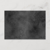 ダークゴシックのブラックウォーターカラー蛾の詳細 エンクロージャーカード (裏面)