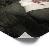 ダークゴシックのペンとインクアンジェラ・ランズベリーのポスター ポスター (角)