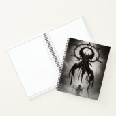 ダークゴシックのホラーアート:ダークオメン ノートブック (内部)