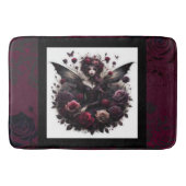 ダークゴシックの森フェアリーフローラバラブルゴーニュ バスマット (正面)