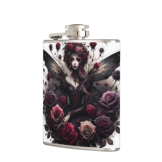 ダークゴシックの森フェアリーフローラバラブルゴーニュ フラスク (左)