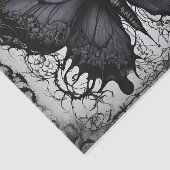 ダークゴシックの蝶のデコパージュ 薄葉紙 (詳細)