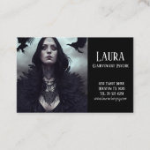 ダークゴシックの魔女クロウクレアボイジャー超能力者 名刺 (正面)