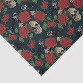 ダークゴシックグランギーバラつる植物レイブンスカルレッド 薄葉紙 (詳細)