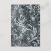 ダークゴシックグレー&ブラックダマスク&ラヴェンス詳細 エンクロージャーカード (裏面)