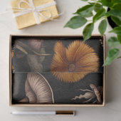 ダークゴシックハロウィーンスカルデコペ紙 薄葉紙 (ギフト)