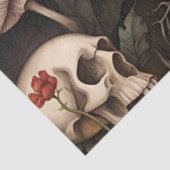 ダークゴシックハロウィーンスカルデコペ紙 薄葉紙 (詳細)