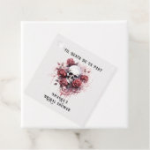 ダークゴシックバラスカルブライダルシャワーメッセージカード フェイバータグ (インサイチュ)