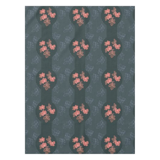 ダークゴシックバラパターン テーブルクロス (正面)